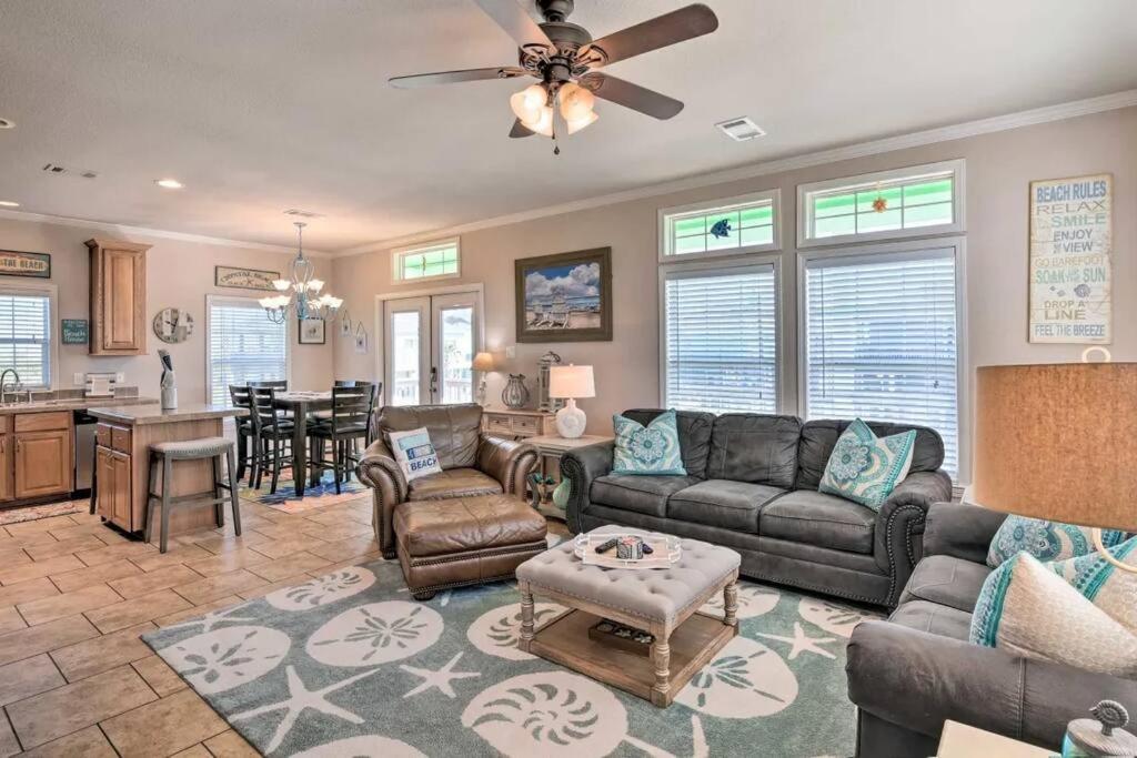 Coastal Heaven - Crystal Beach Relaxing Beach Home Bolivar Peninsula Exterior foto