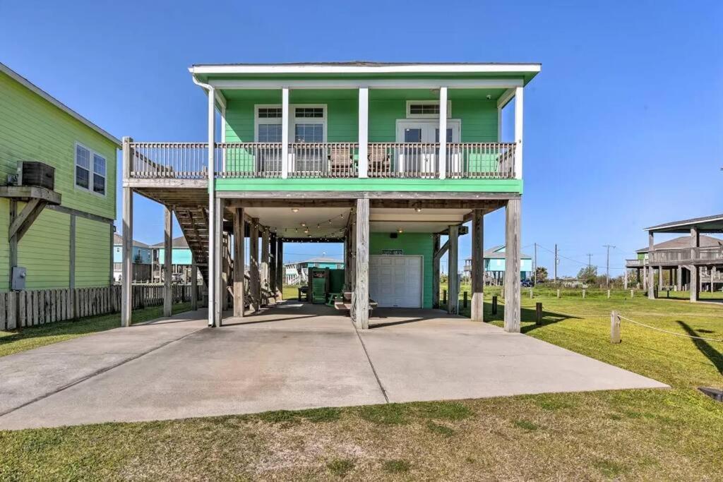 Coastal Heaven - Crystal Beach Relaxing Beach Home Bolivar Peninsula Exterior foto