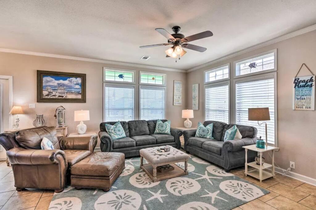 Coastal Heaven - Crystal Beach Relaxing Beach Home Bolivar Peninsula Exterior foto